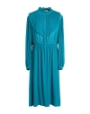 Toy G. Woman Midi Dress Deep Teal Size M Polyester, Elastane