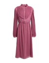 Toy G. Woman Midi Dress Light Brown Size M Polyester, Elastane