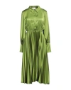 Toy G. Woman Midi Dress Military Green Size M Polyester, Elastane