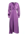 Toy G. Woman Midi Dress Purple Size M Polyester