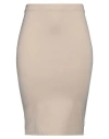 Toy G. Woman Midi Skirt Beige Size 10 Viscose, Nylon, Elastane In Sand