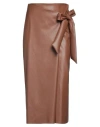 Toy G. Woman Midi Skirt Brown Size Xs Polyurethane