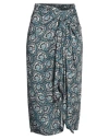 Toy G. Woman Midi Skirt Deep Teal Size L Polyester, Elastane In Green