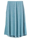 Toy G. Woman Midi Skirt Deep Teal Size L Viscose, Polyester, Elastane