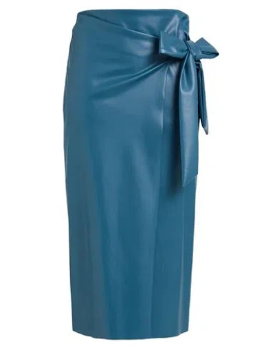 Toy G. Woman Midi Skirt Deep Teal Size M Polyester, Polyurethane