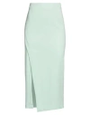 Toy G. Woman Midi Skirt Light Green Size L Polyester, Elastane
