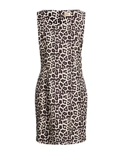 Toy G. Woman Mini Dress Black Size 10 Polyester, Elastane In Multi
