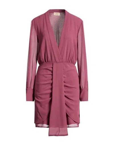 Toy G. Woman Mini Dress Mauve Size M Polyester In Multi