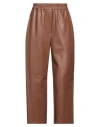 Toy G. Woman Pants Brown Size 10 Polyurethane