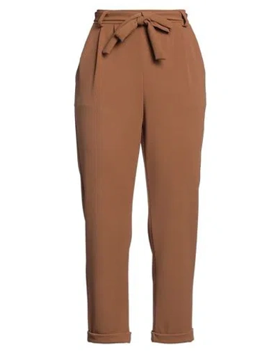 Toy G. Woman Pants Camel Size 10 Polyester, Elastane