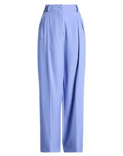 Toy G. Woman Pants Light Blue Size 8 Polyester, Viscose, Elastane In Purple