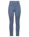 Toy G. Woman Pants Slate Blue Size 12 Polyester, Elastane