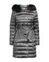 Toy G. Woman Down Jacket Lead Size M Polyester In Grey