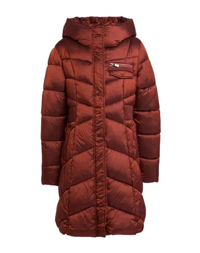 Toy G. Woman Puffer Rust Size L Polyamide In Brown