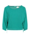Toy G. Woman Sweater Emerald Green Size M Viscose, Polyamide In Green