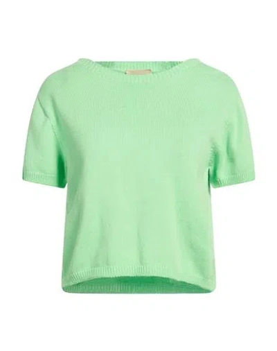 Toy G. Woman Sweater Light Green Size S/m Cotton, Polyamide