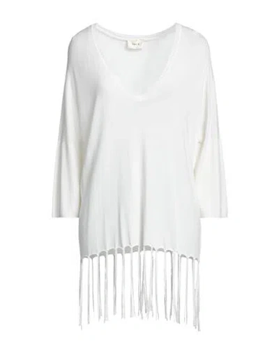 Toy G. Woman Sweater White Size M Viscose, Polyamide