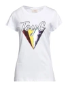 Toy G. Woman T-shirt White Size L Cotton