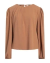 Toy G. Woman Top Camel Size 12 Polyester, Elastane In Beige
