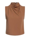 Toy G. Woman Top Camel Size 8 Polyester, Elastane In Beige