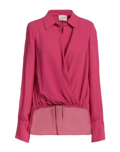 Toy G. Woman Top Fuchsia Size M Polyester In Pink