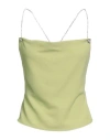 TOY G. TOY G. WOMAN TOP ACID GREEN SIZE 6 POLYESTER, ELASTANE