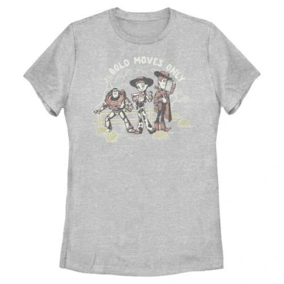 Toy Story 5 Bold Moves Only  Graphic T-shirt In Gray