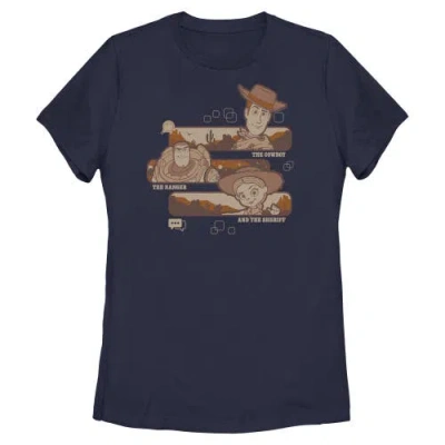 Toy Story 5 Cowboy Ranger And Sheriff  Graphic T-shirt In Blue