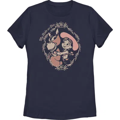 Toy Story 5 Jessie And Horse My Ride  Graphic T-shirt In Blue