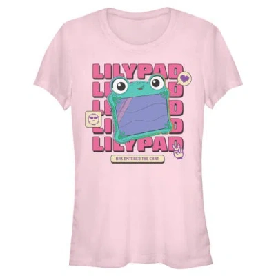 Toy Story 5 Junior's  Lily Pad Chat Art Graphic T-shirt In Light Pink