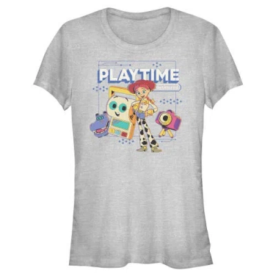 Toy Story 5 Junior's  Playtime Optimized Graphic T-shirt In Athletic Heather