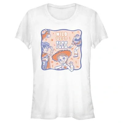 Toy Story 5 Junior's  Wild West Flex Graphic T-shirt In White