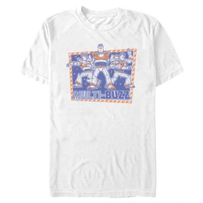 Toy Story 5 Multi Buzz Frame  Graphic T-shirt In White