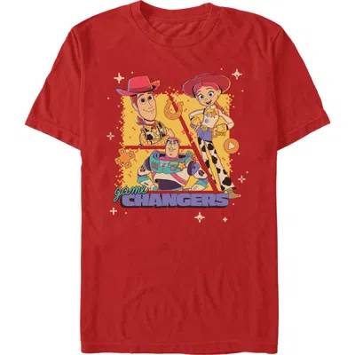 Toy Story 5 Three Friends Game Changers  Graphic T-shirt In Red