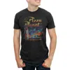 Toy Story Distressed Pizza Planet Star Cluster  Graphic T-shirt In Black