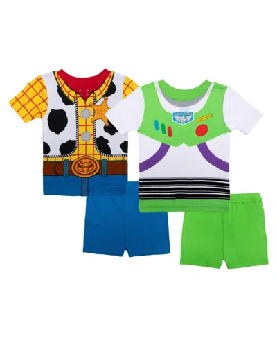 Toy Story Kids' Toddler Boys Short Pajama Set, 4 Pc In Multi