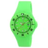 TOY WATCH TOY WATCH JELLY GREEN DIAL GREEN SILICONE UNISEX WATCH JY05GR
