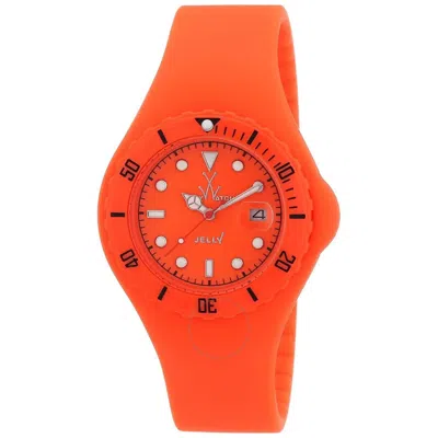 Toy Watch Orange Dial Orange Silicone Unisex Watch Jy03or