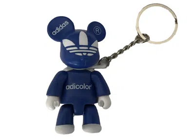 Pre-owned Toy2 Qee Adidas Adicolor Key Chain Blue