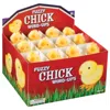 Toysmith Plastic Fuzzy Chick Wind Up Toy, Yellow - Pack Of 24
