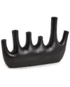 Tozai 11 Black Pipe Vase In Black