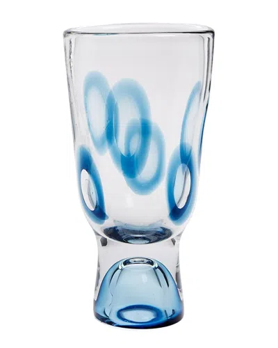 Tozai 15 Blue Marine Visions Art Glass Vase