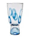 TOZAI TOZAI 15 BLUE MARINE VISIONS ART GLASS VASE