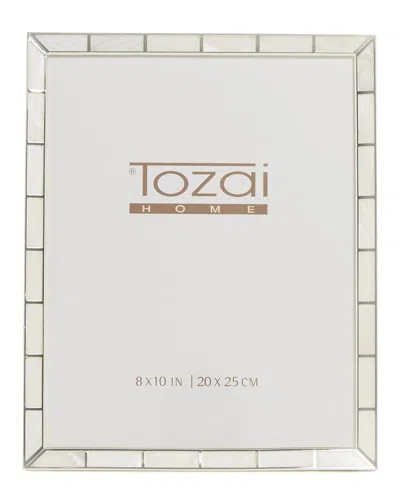 Tozai 8 X 10 Silver Plated Metal Photo Frame