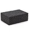 Tozai 8 X 11 Rectangle Covered Box In Black
