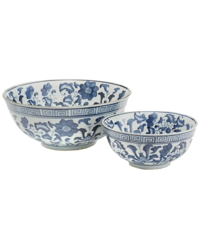 Tozai Home Set Of 2 Lotus Bowl