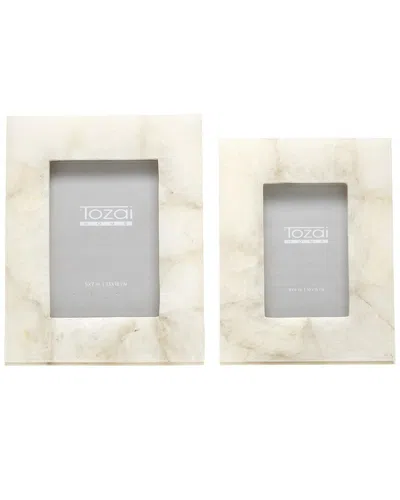 Tozai Home Set Of 2 Quartz Frames