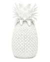 Tozai Home White Pineapple Decorative Vase In White