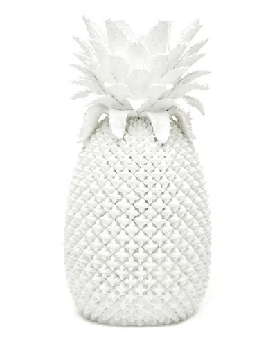 Tozai Home White Pineapple Decorative Vase