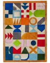 Tozai Abstracts Vibrant Color Patchwork Wall Art In Multi